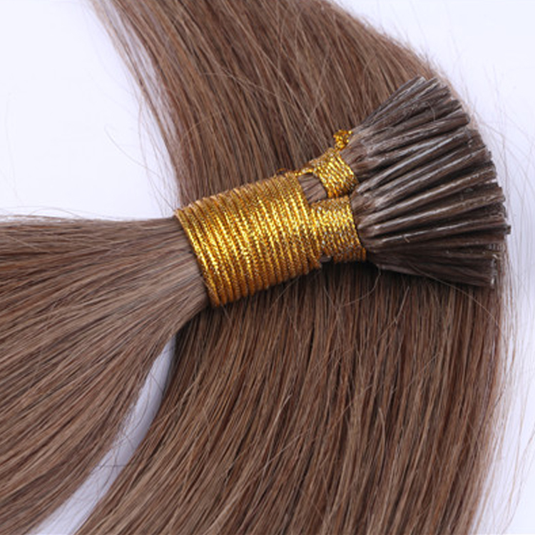 8-30 Inch Human Hair Extension Double Drawn Thickness Keratin I Tip Hair Remy Extension  LM364